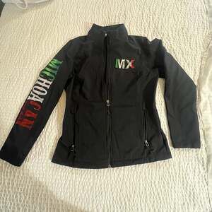 Mexico Michoacán Graphic Womens Small Black Softshell Jacket Sz Small Port Auth